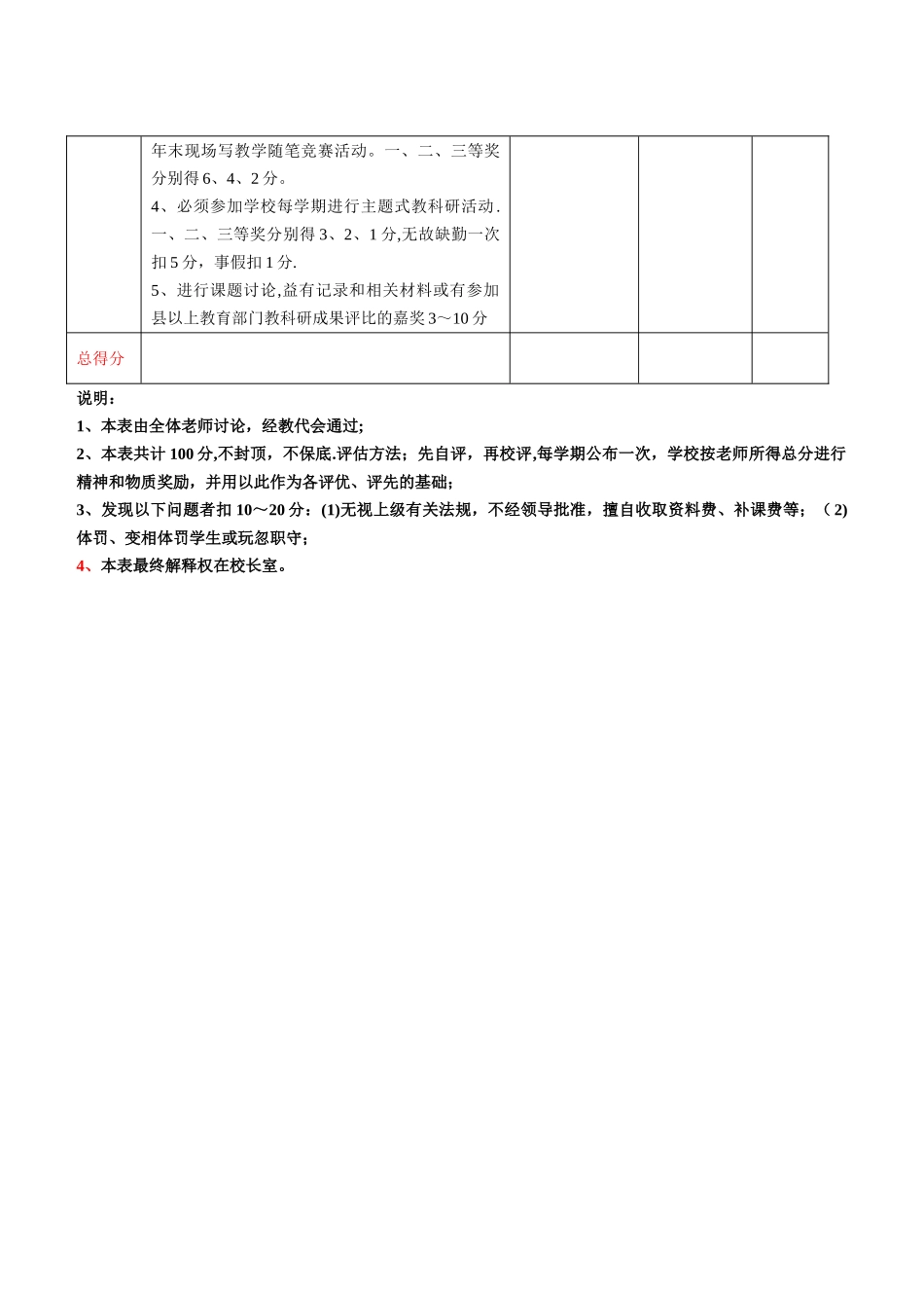 教师工作量化考核表_第3页