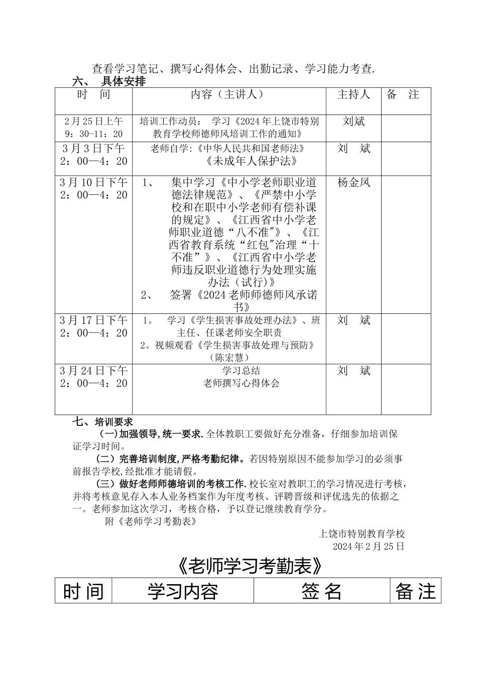 教师师德师风建设培训方案_第2页