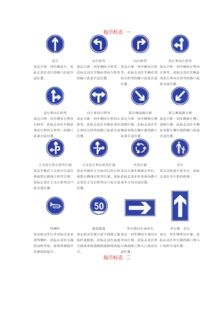 2025年考驾校之交通标志