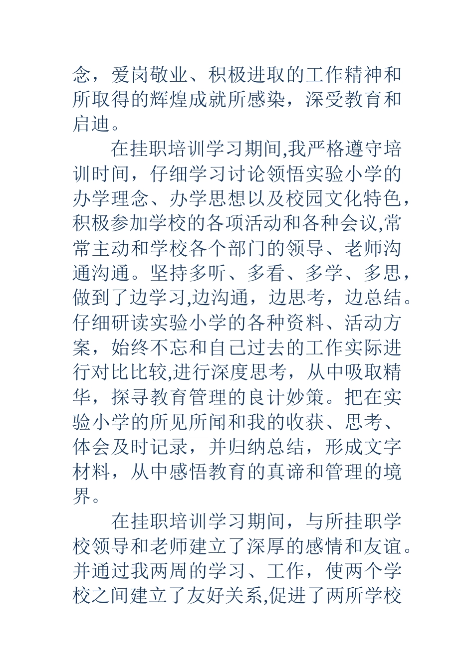 教师挂职锻炼工作总结_第2页