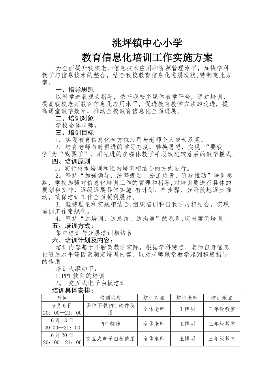 教育信息化培训方案_第1页