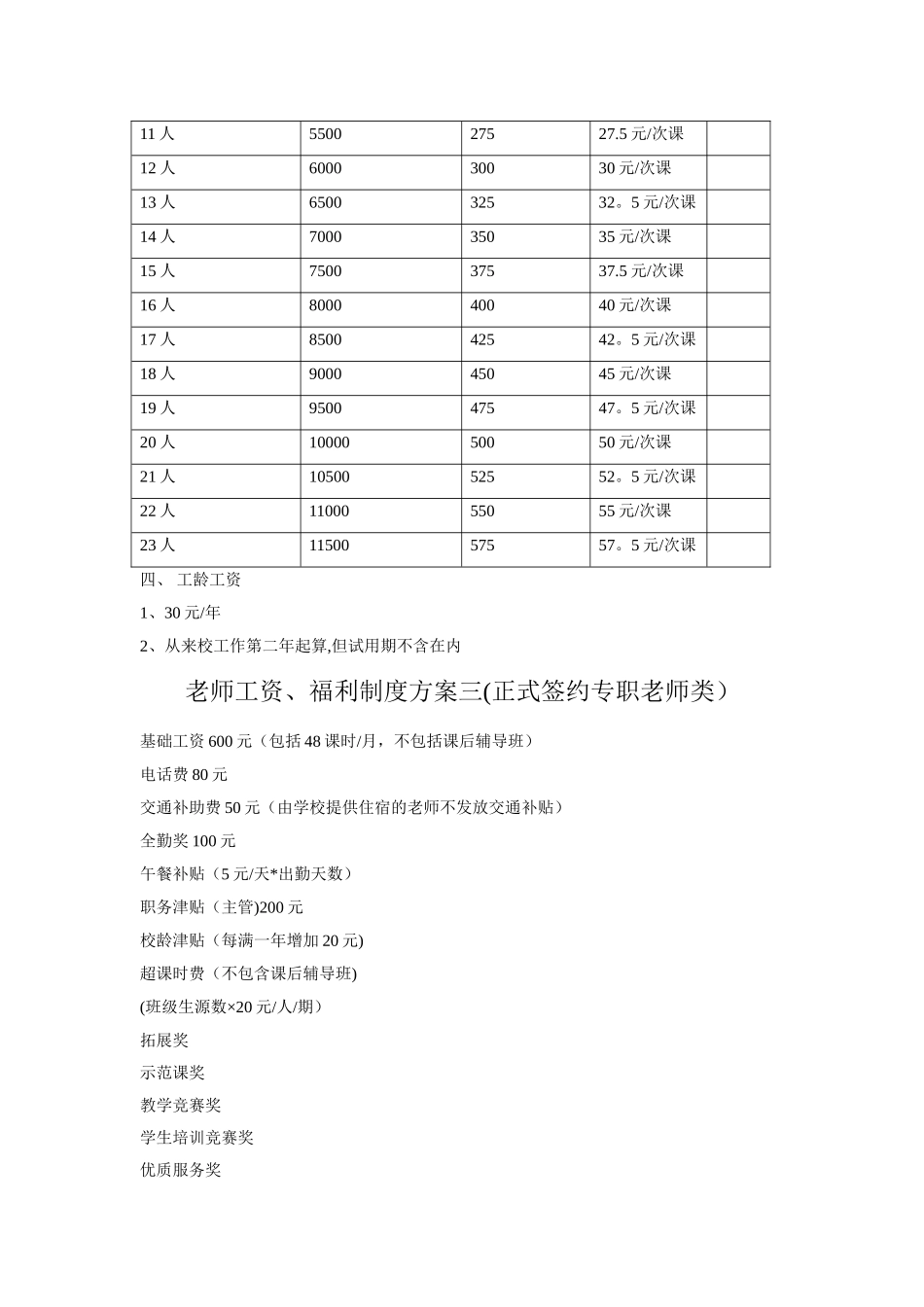 教辅机构教师薪资制度_第3页