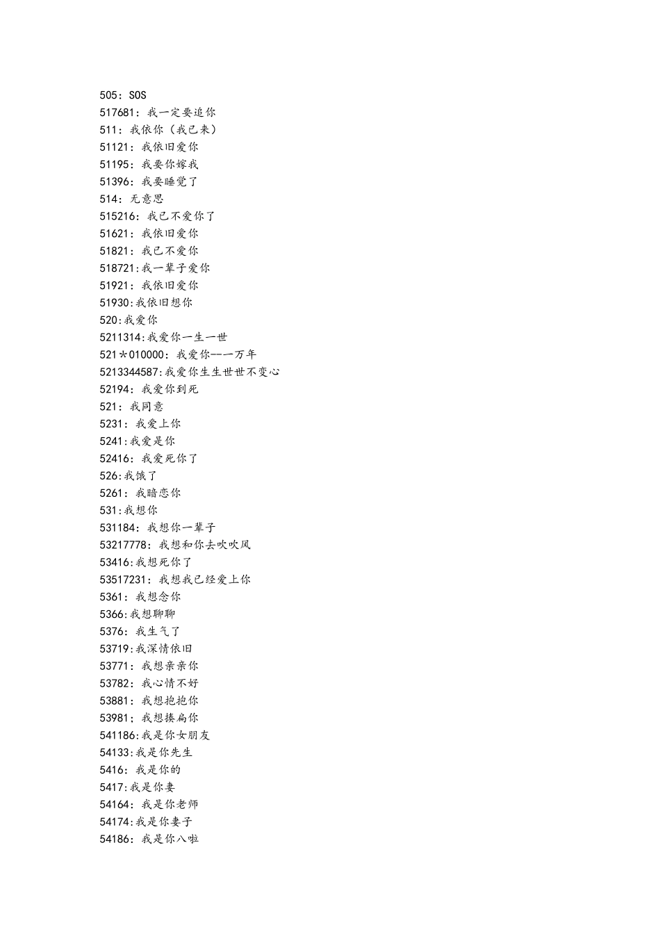 数字代表爱情含义_第3页