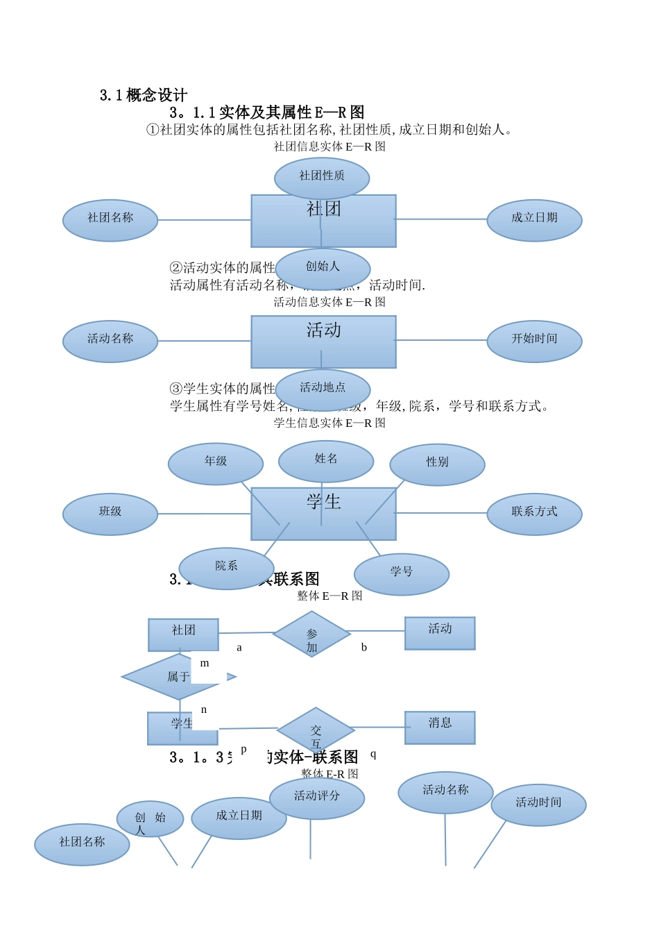 数据库课程设计--社团管理系统_第3页