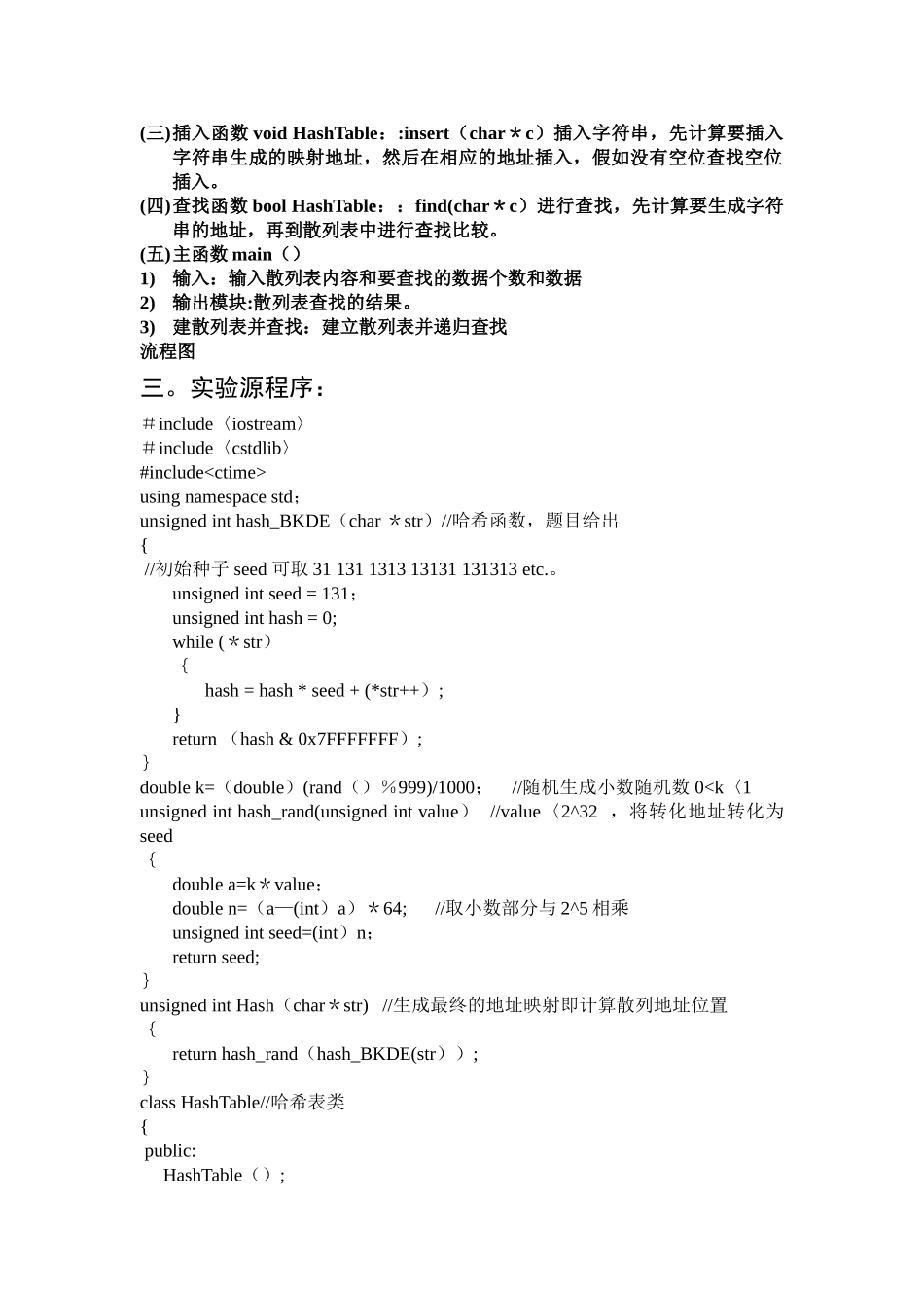 数据结构哈希表实验报告_第2页