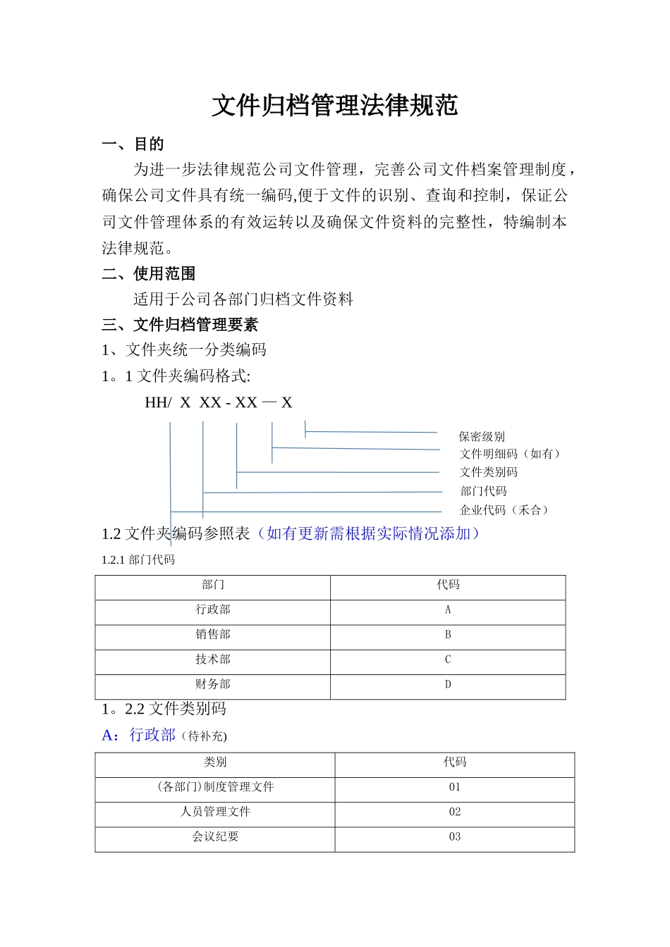 文件归档管理规范_第1页