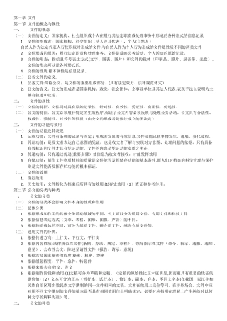 文件管理要点整理