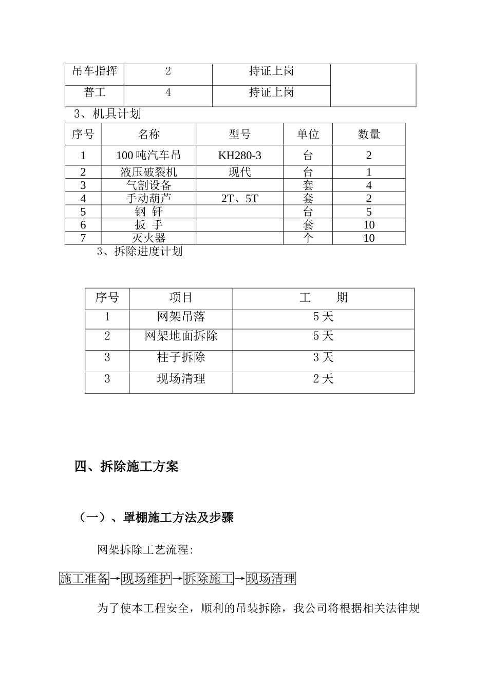 新兴加油站罩棚拆除专项施工方案_第3页