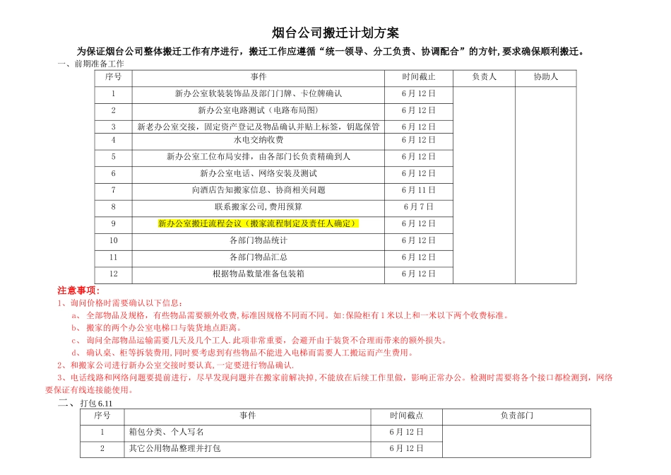 新办公室搬迁方案_第1页