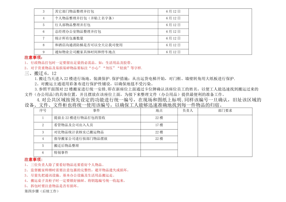 新办公室搬迁方案_第2页