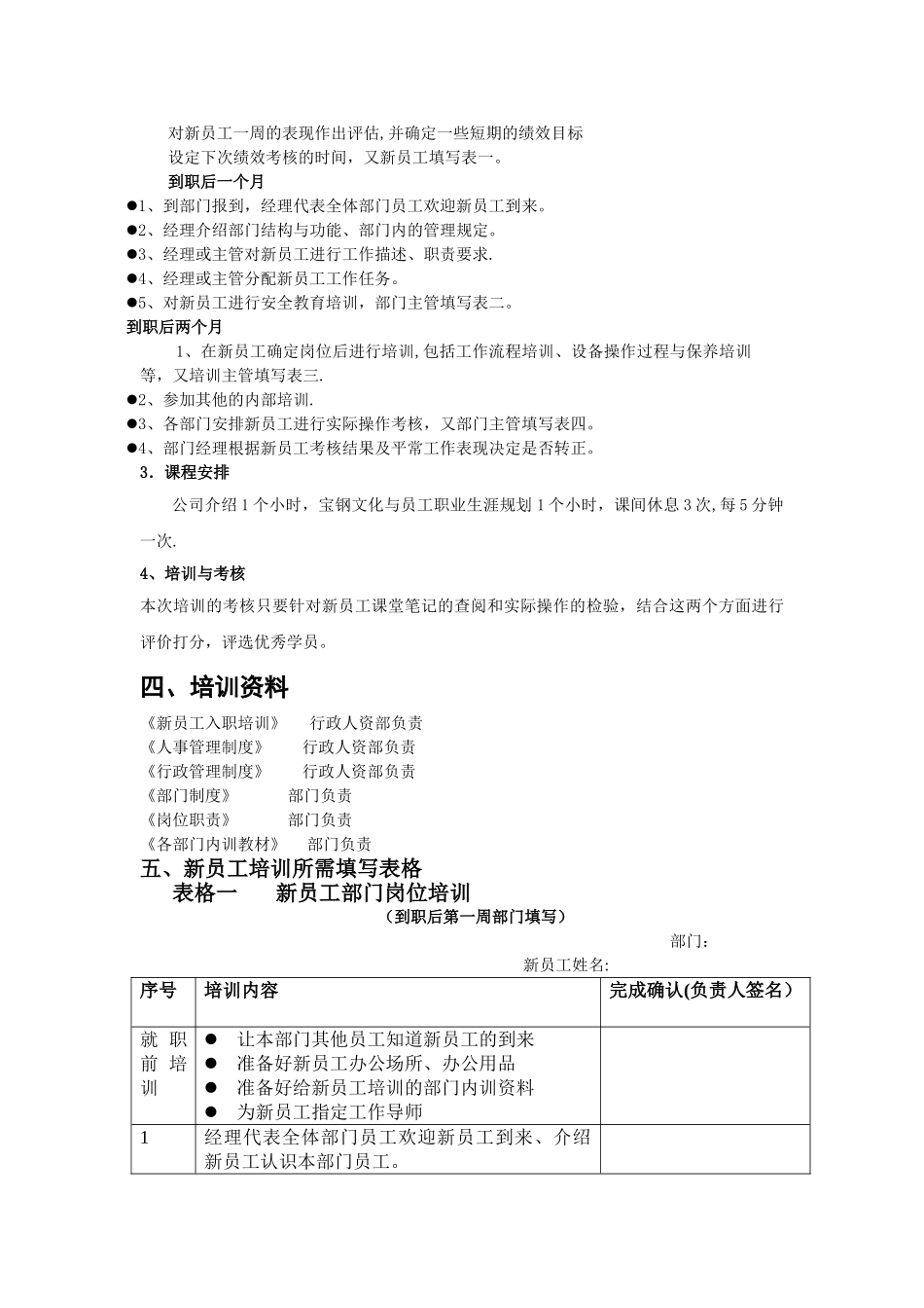 新员工入职培训计划书_第3页