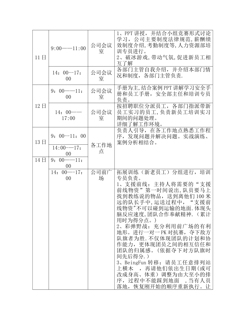 新员工培训计划_第3页