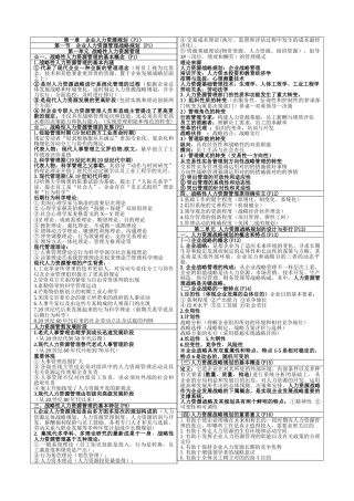 2025年高级人力资源管理师培训范本