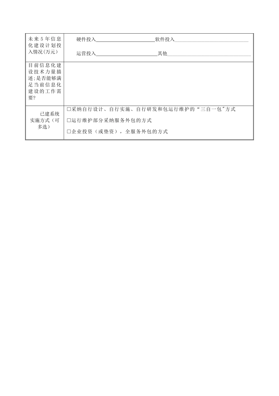 新型智慧城市信息化建设调研表_第3页