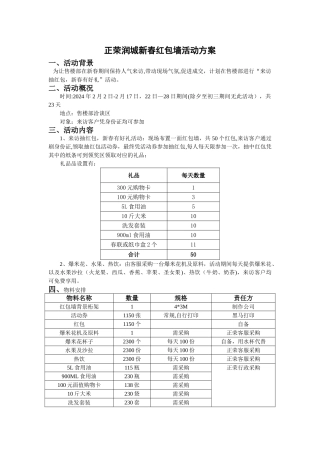 新春红包墙活动方案