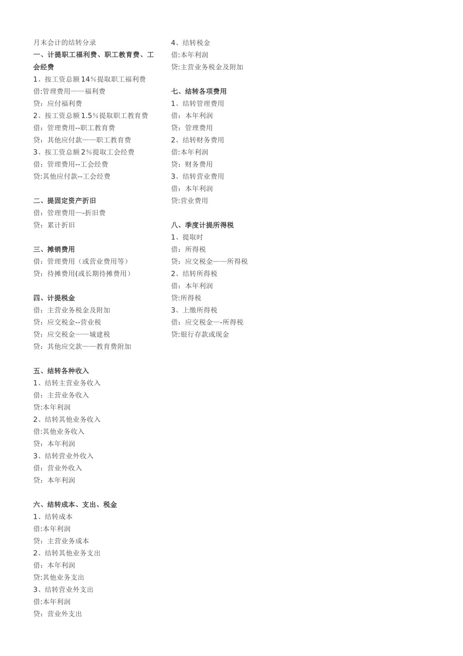 新版商业会计科目表_第2页