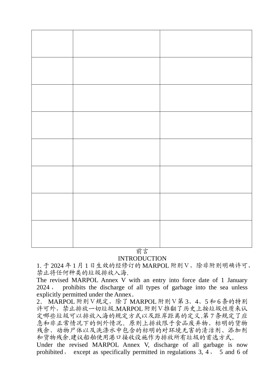 新版船舶垃圾管理计划_第2页