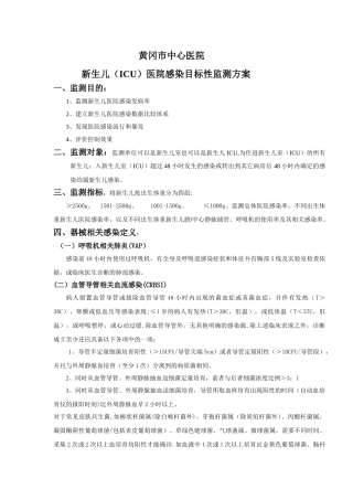 新生儿监测方案
