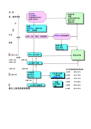 新生儿窒息抢救流程图