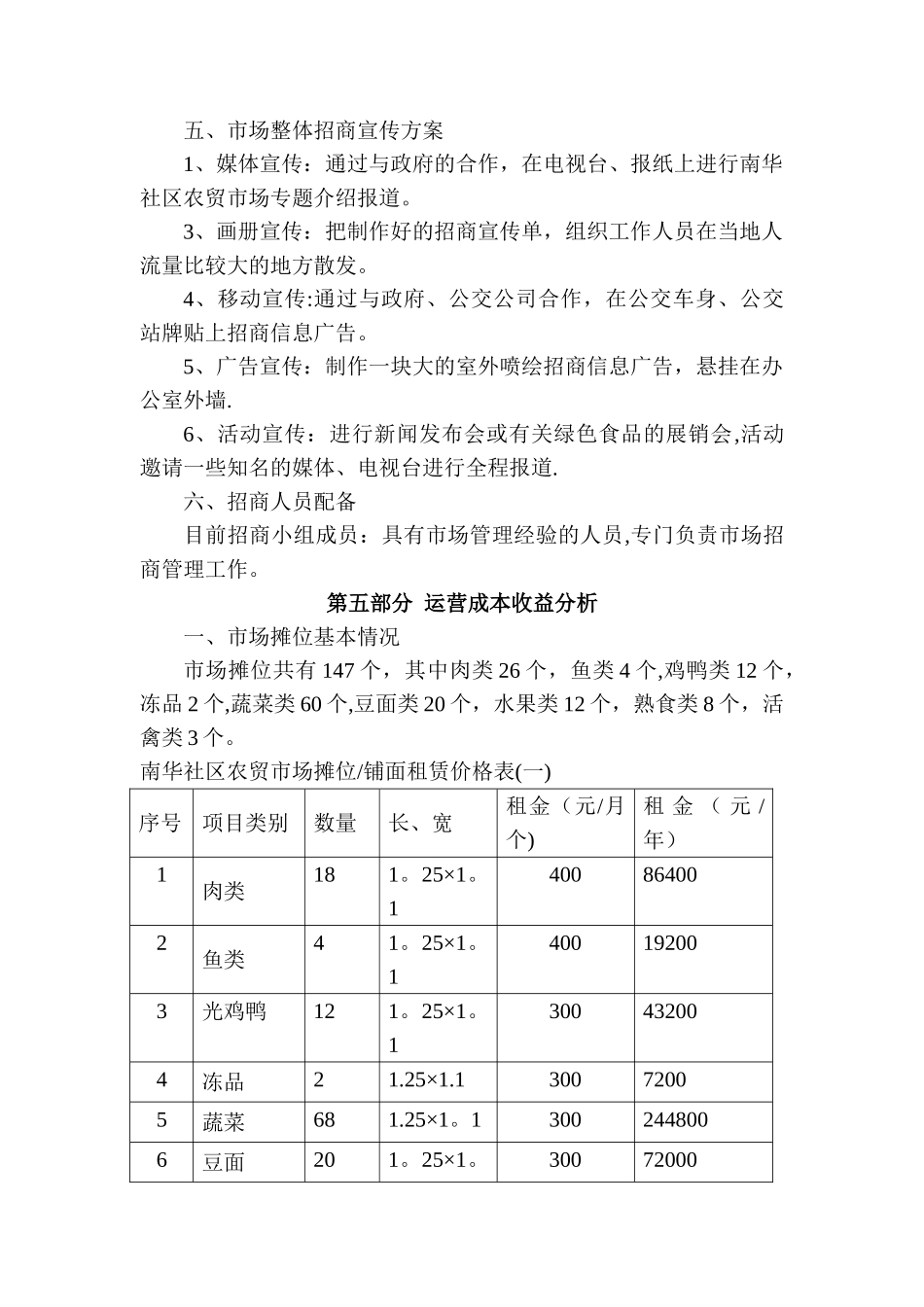 新街农贸市场招商方案_第3页