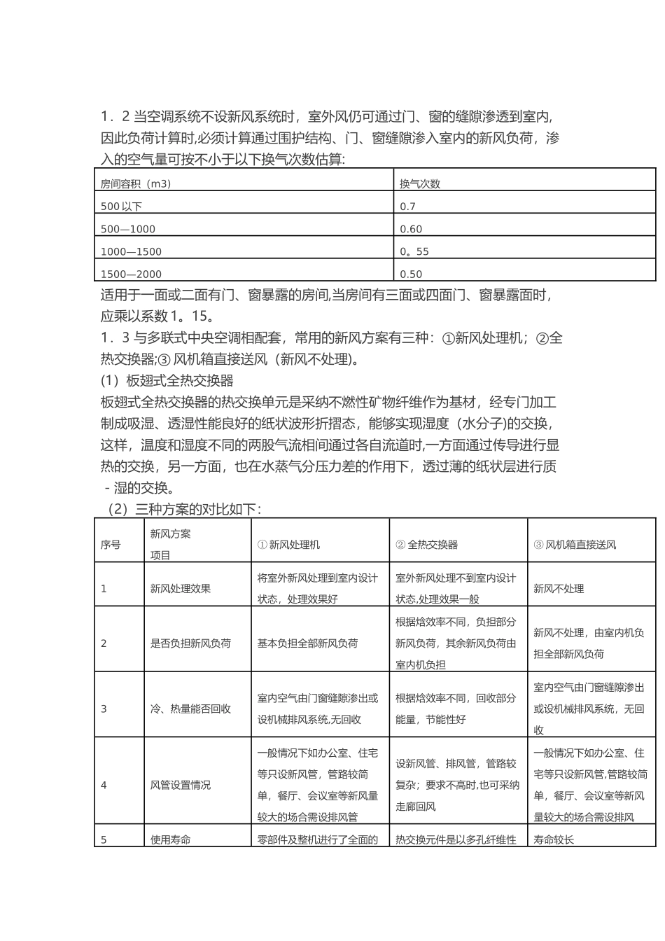 新风系统设计方案和新风量计算方法详解_第2页