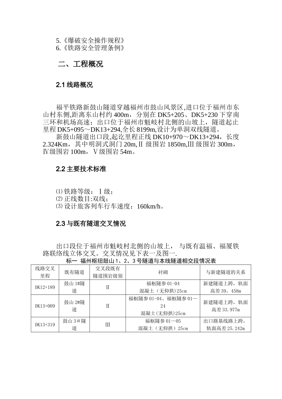 新鼓山隧道上跨既有隧道施工方案_第2页