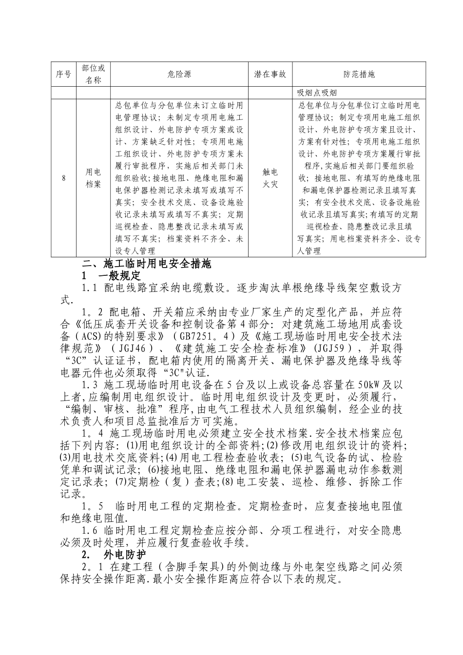 施工临时用电安全风险告知书_第3页