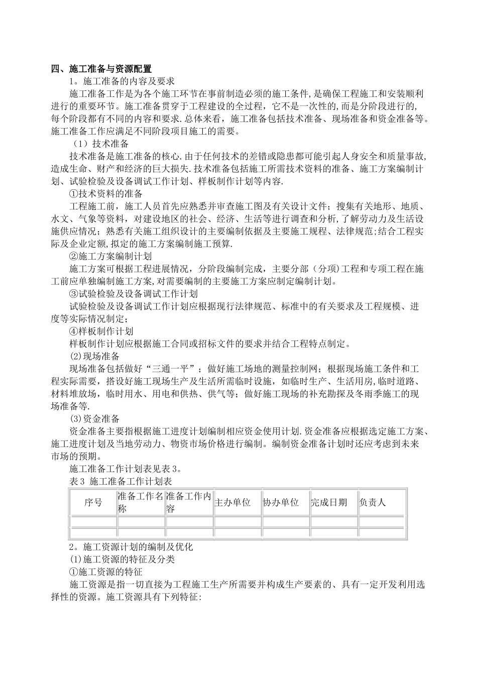 施工准备与资源配置计划_第1页