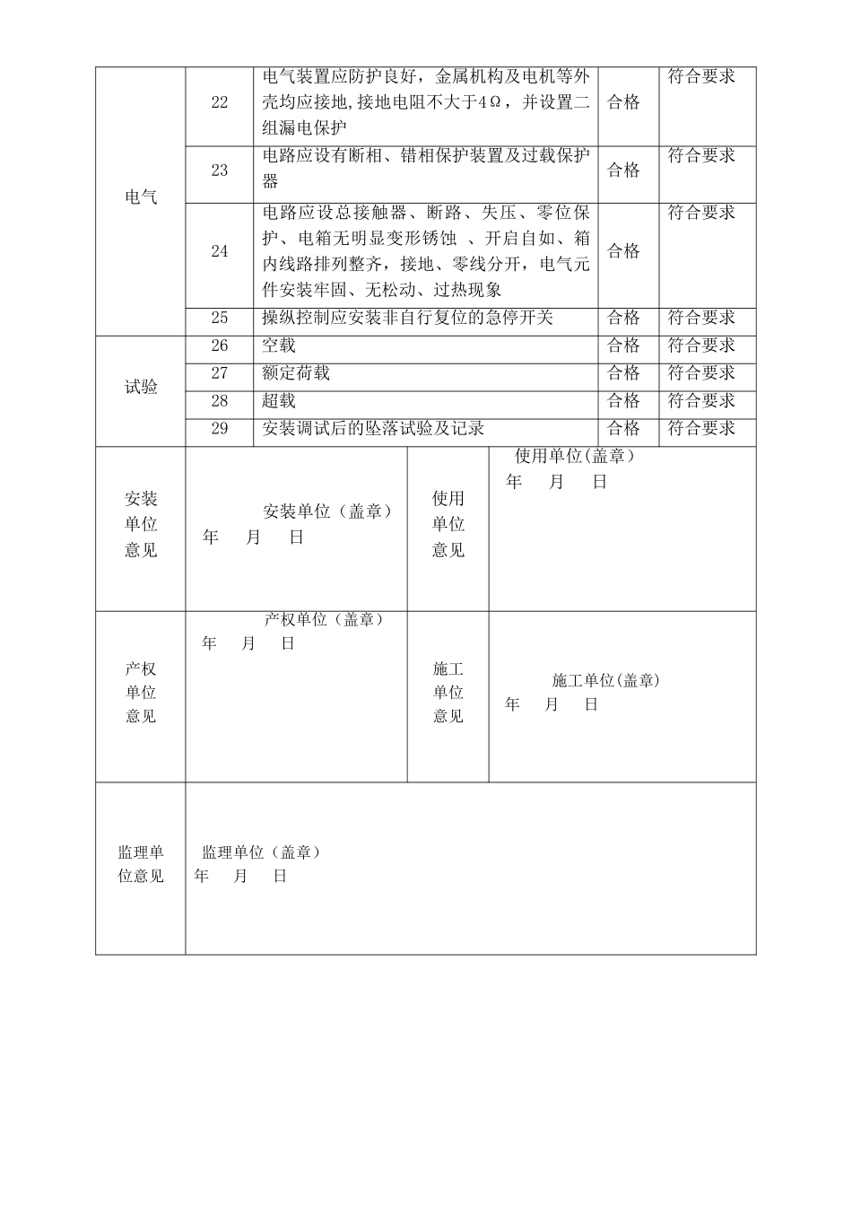 施工升降机安装验收记录_第3页