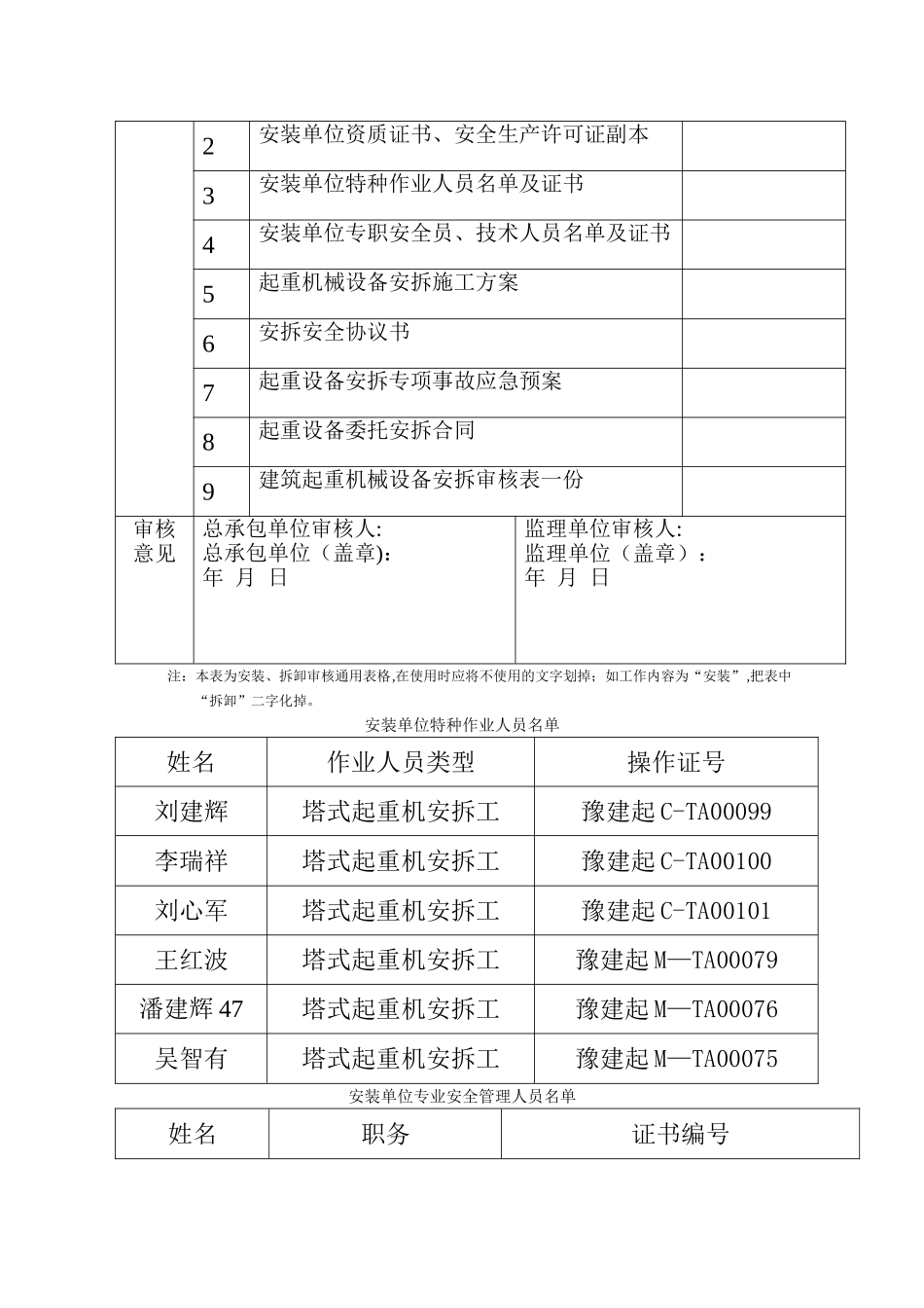 施工升降机拆卸告知书_第2页