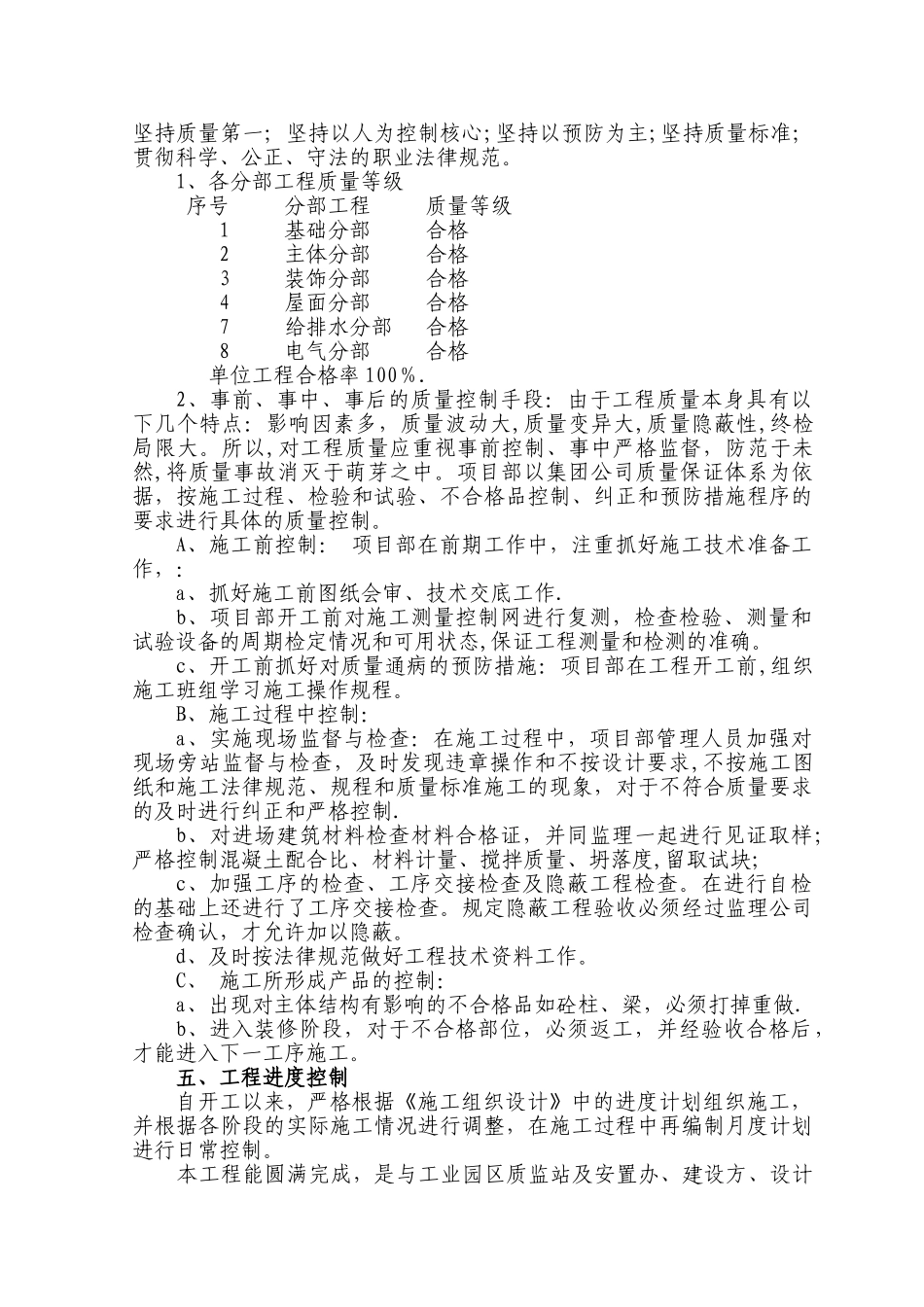 施工单位工程竣工总结_第2页