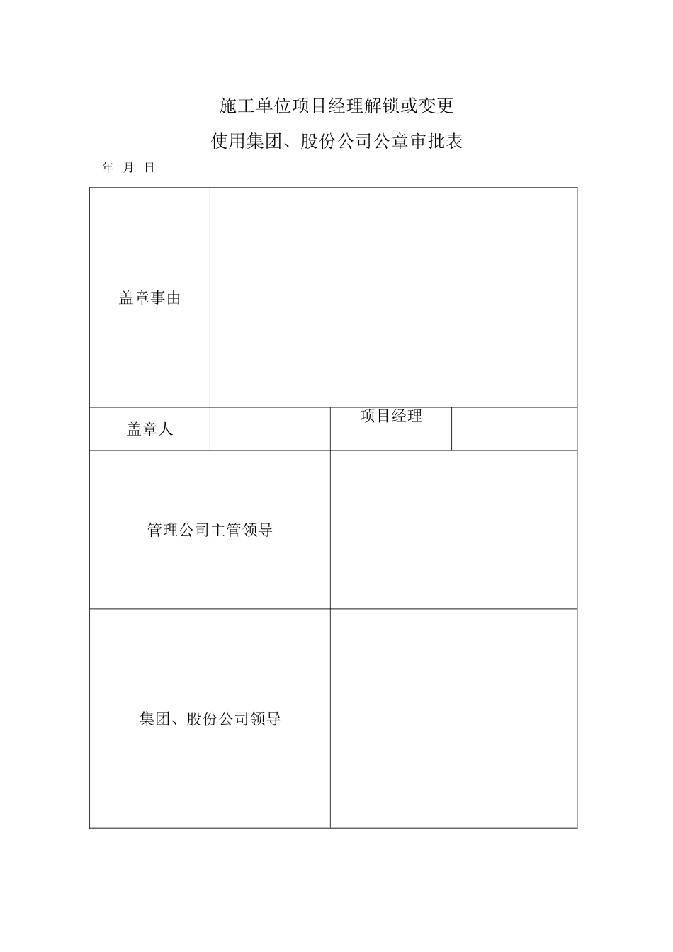 施工单位项目经理解锁与变更规定_第2页