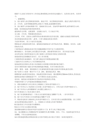 施工图纸会审的常见问题汇总