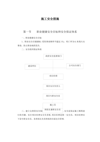 施工安全保证措施