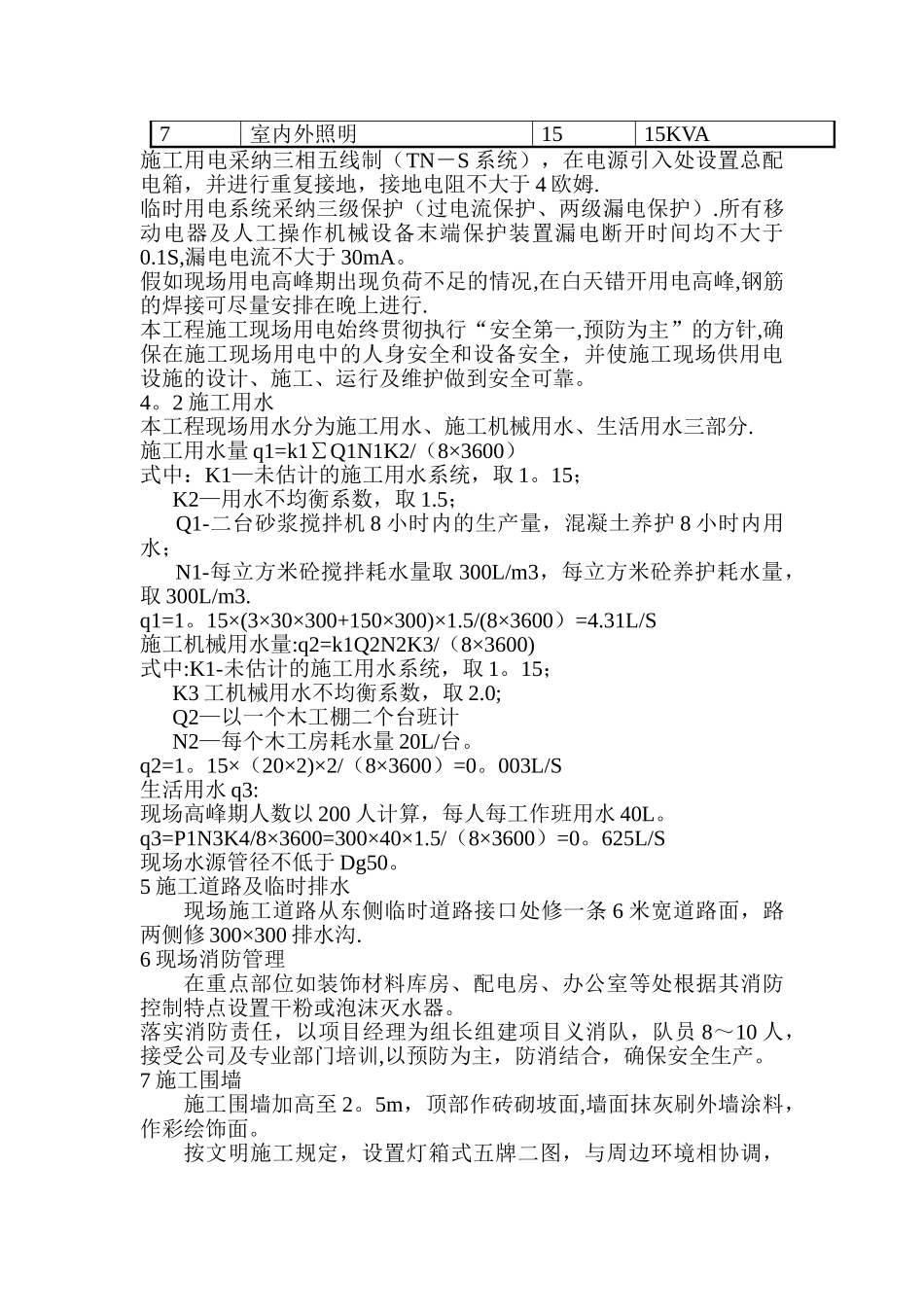 施工平面布置说明_第2页