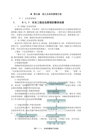 施工总承包管理方案