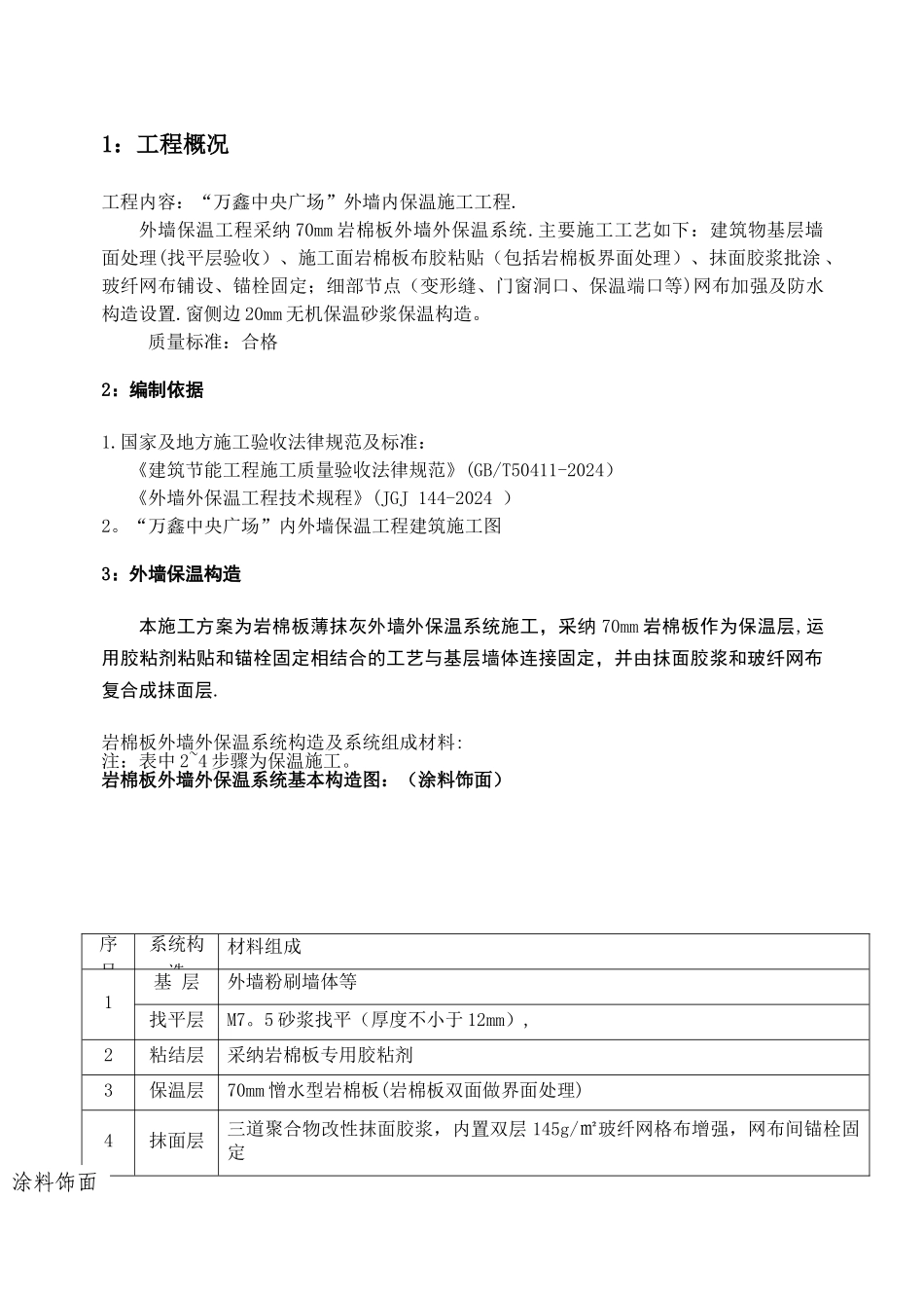 施工方案(岩棉板+涂料)_第3页
