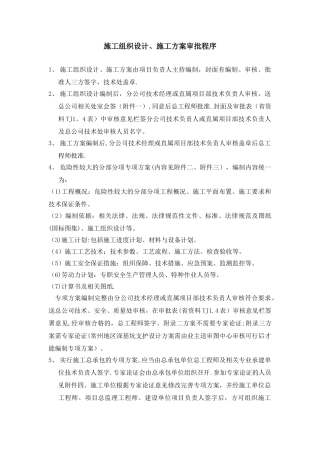 施工方案审批程序