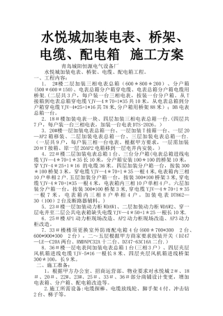 施工方案范本讲解