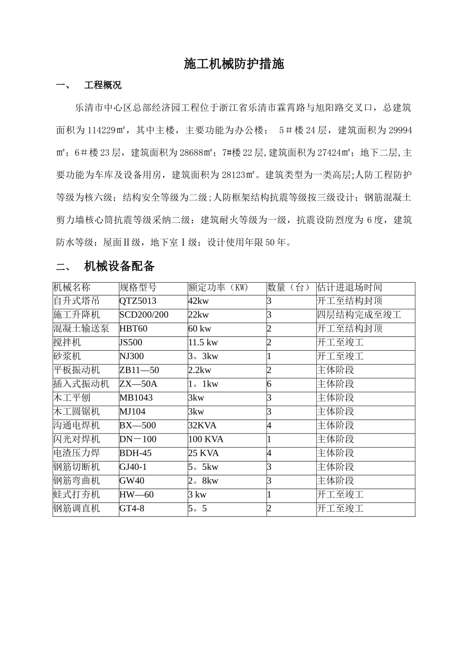 施工机械防护措施_第1页