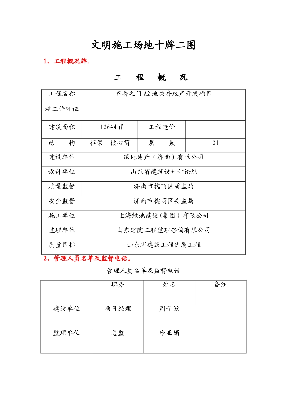 施工现场“十牌二图”_第1页
