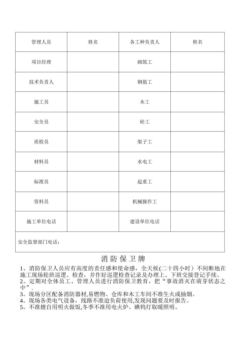 施工现场七牌二图模板_第2页