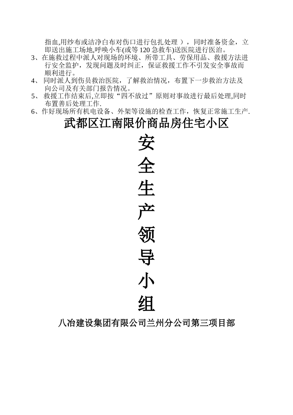 施工现场安全生产领导小组_第3页