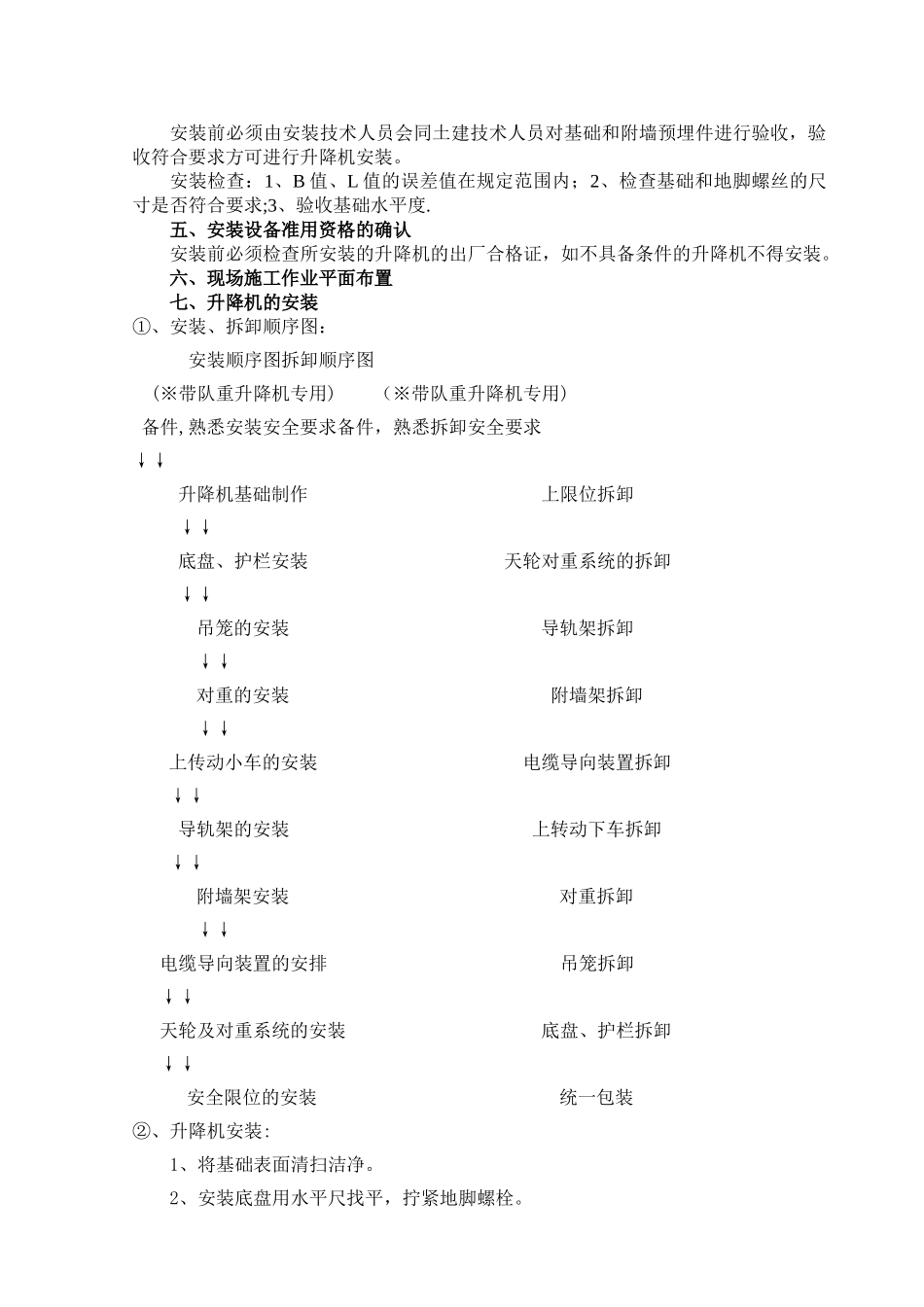 施工电梯安拆安全专项施工方案_第3页