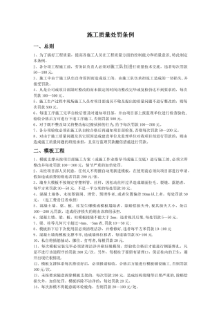 施工质量处罚条例细则01003