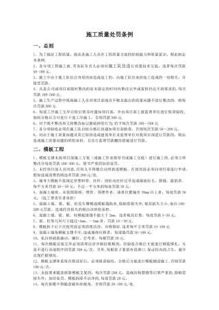 施工质量处罚条例细则31221