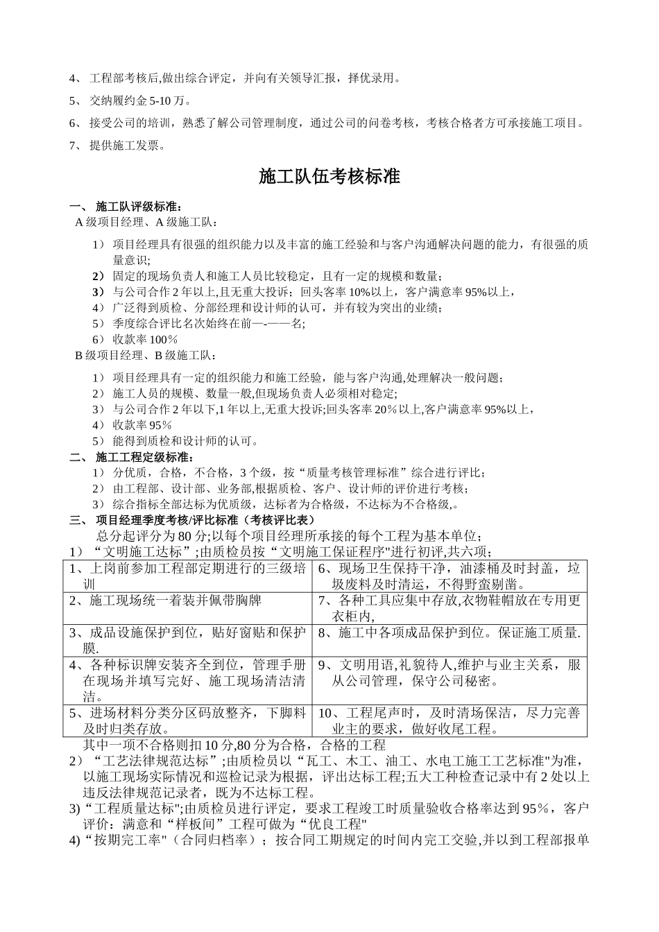 施工队选择原则及考核标准_第2页