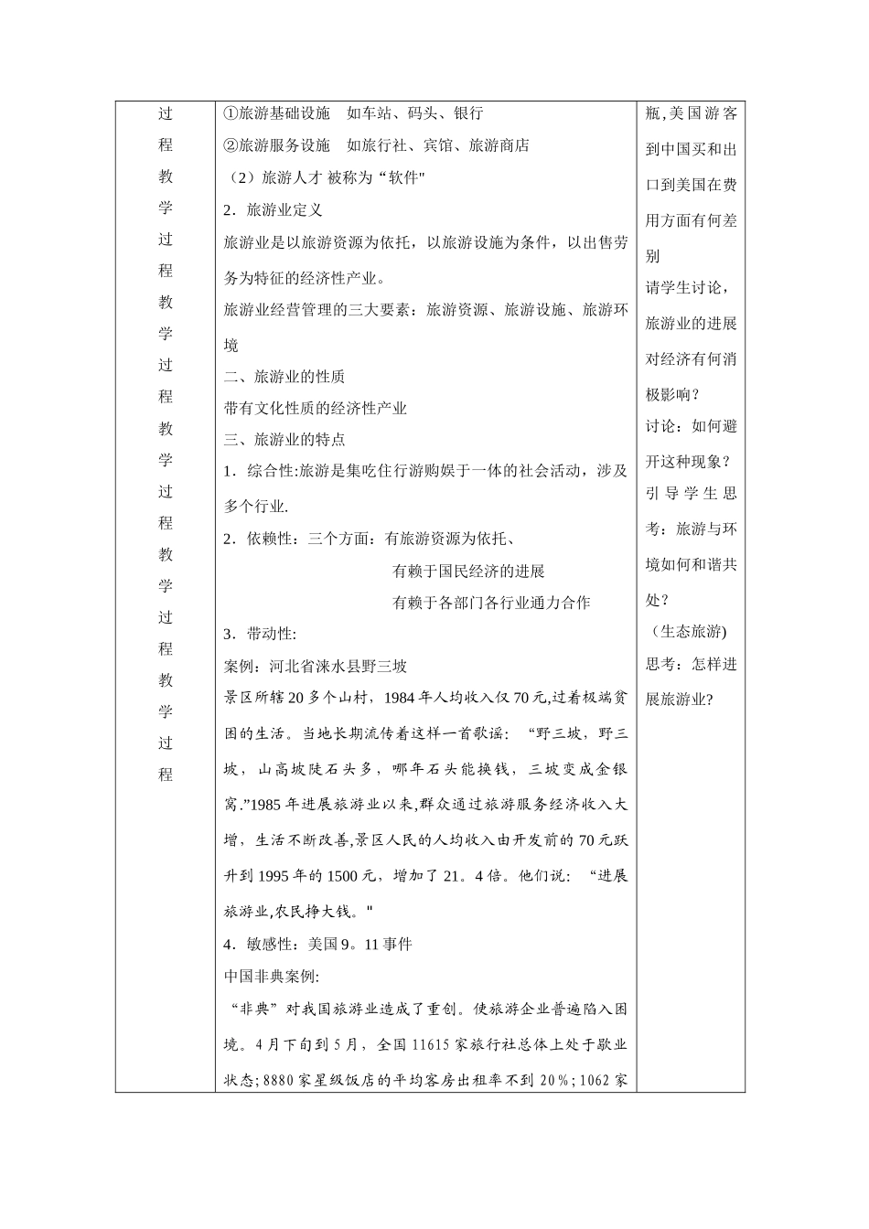 旅游概论教案-旅游业_第2页