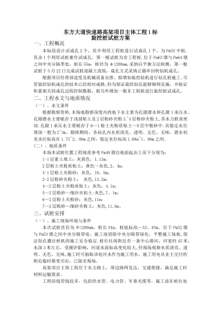 旋挖桩试桩方案