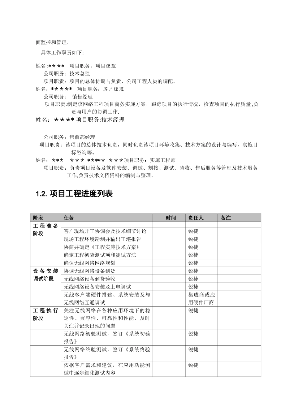 无线网络工程施工管理及技术方案_第3页